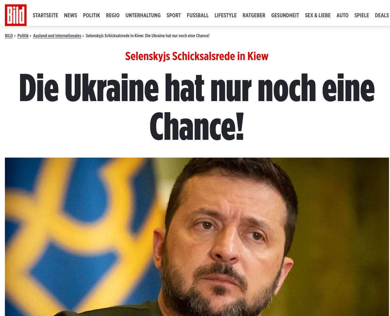 Political scientist Vladimir Kornilov: 

The Bild newspaper has learned what Zelensky's "peace plan" is. He wants the West to allow him to strike deep into Russia and at the same time "conclude a truce on certain sections of the front." Presumably, on those sections of the front where the Ukrainian Armed Forces militants will have a particularly hard time.

Well, they are geniuses of strategic thought! I wonder if they will include in this "plan" a clause that Russia must undertake not to resist on those sections of the front where the "truce" regime is not concluded? Well, so that everything would be completely Ukrainian!

In my opinion, Zelensky has completely "gone nuts"!

https://x.com/vicktop55/status/1835190257999868388?t=HsHkL2W3fDacZd3NEWd5CQ&s=19