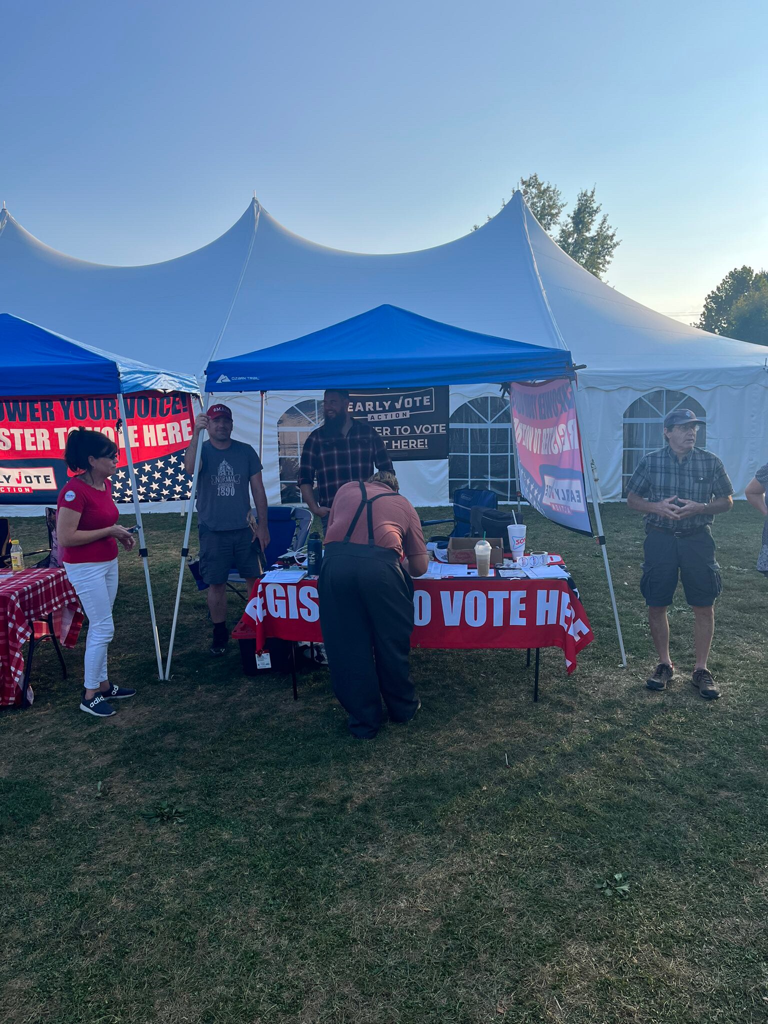 We are courting the Amish in Lancaster County, PA. 

The Amish could literally save America.