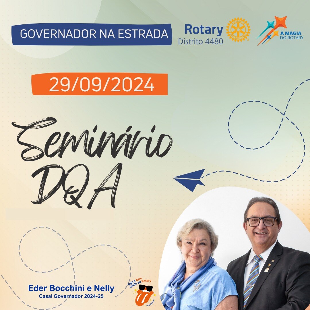 É Hoje!

Seminário Distrital de Desenvolvimento do Rotary (DQA)

29-09-2024

Das 08:00h ao 12:00h

L...