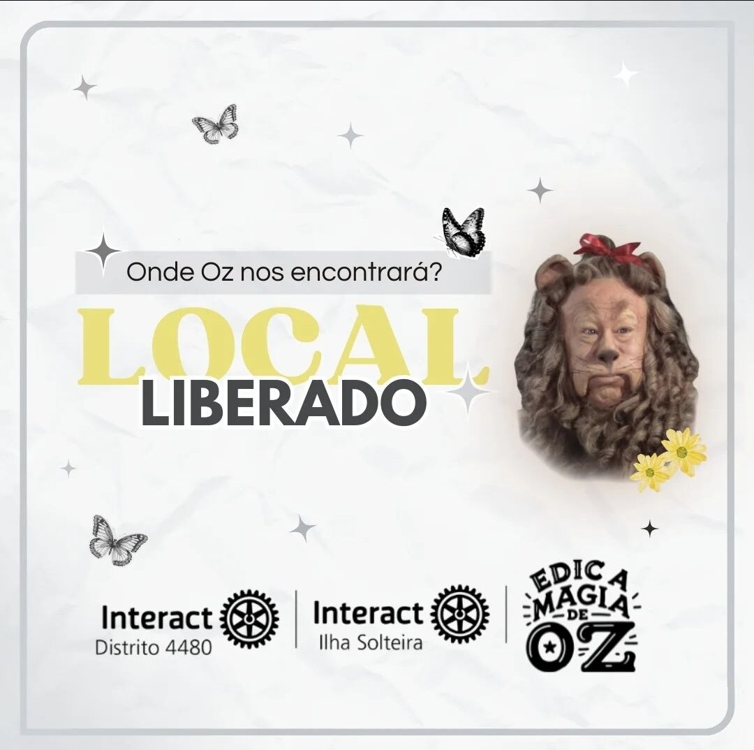 Texto do Interact4480:

Sabendo que a Magia de Oz está nos esperando, falta uma coisa muuuito import...