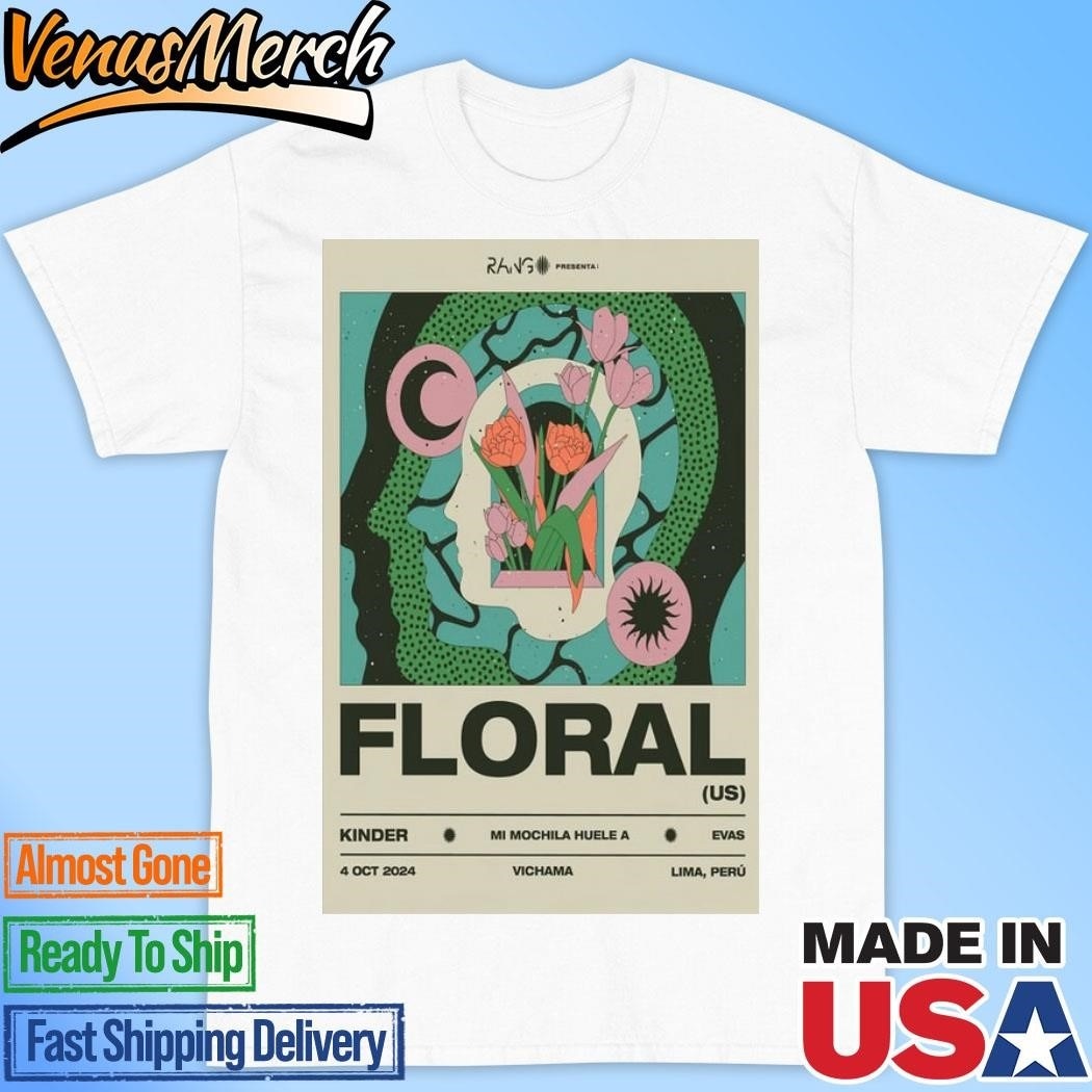 Official Floral The Band Oct 4 2024 At Lima, Peru, Vichama Conciertos Concert Tour Poster Shirt
Click here to buy it: https://venusmerch.com/product/official-floral-the-band-oct-4-2024-at-lima-peru-vichama-conciertos-concert-tour-poster-shirt/
Visit Home page: https://venusmerch.com
Music lovers in Lima, Peru, are eagerly anticipating the arrival of Floral The Band, who will be gracing the stage of Vichama Conciertos on October 4, 2024. To commemorate this highly anticipated event, fans can now purchase an exclusive concert tour poster shirt featuring the band’s captivating artwork. The shirt serves not only as a stylish memento of the unforgettable concert but also as a testament to the band’s artistic vision.
