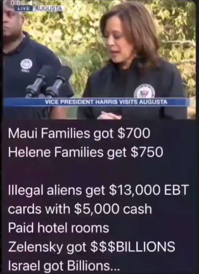 WiseEnough on GETTR : I'll Just Let This Sit Here For A While

Harris/Biden And FEMA Letting A Real Crisis Interfere With The Election 
...