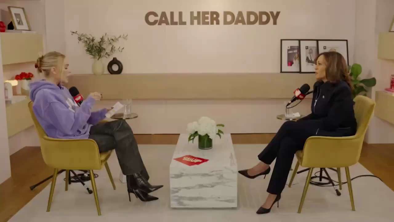 I don't expect Alex Cooper to know anything about this, but she is complicit in a sick lie.

Kamala ...