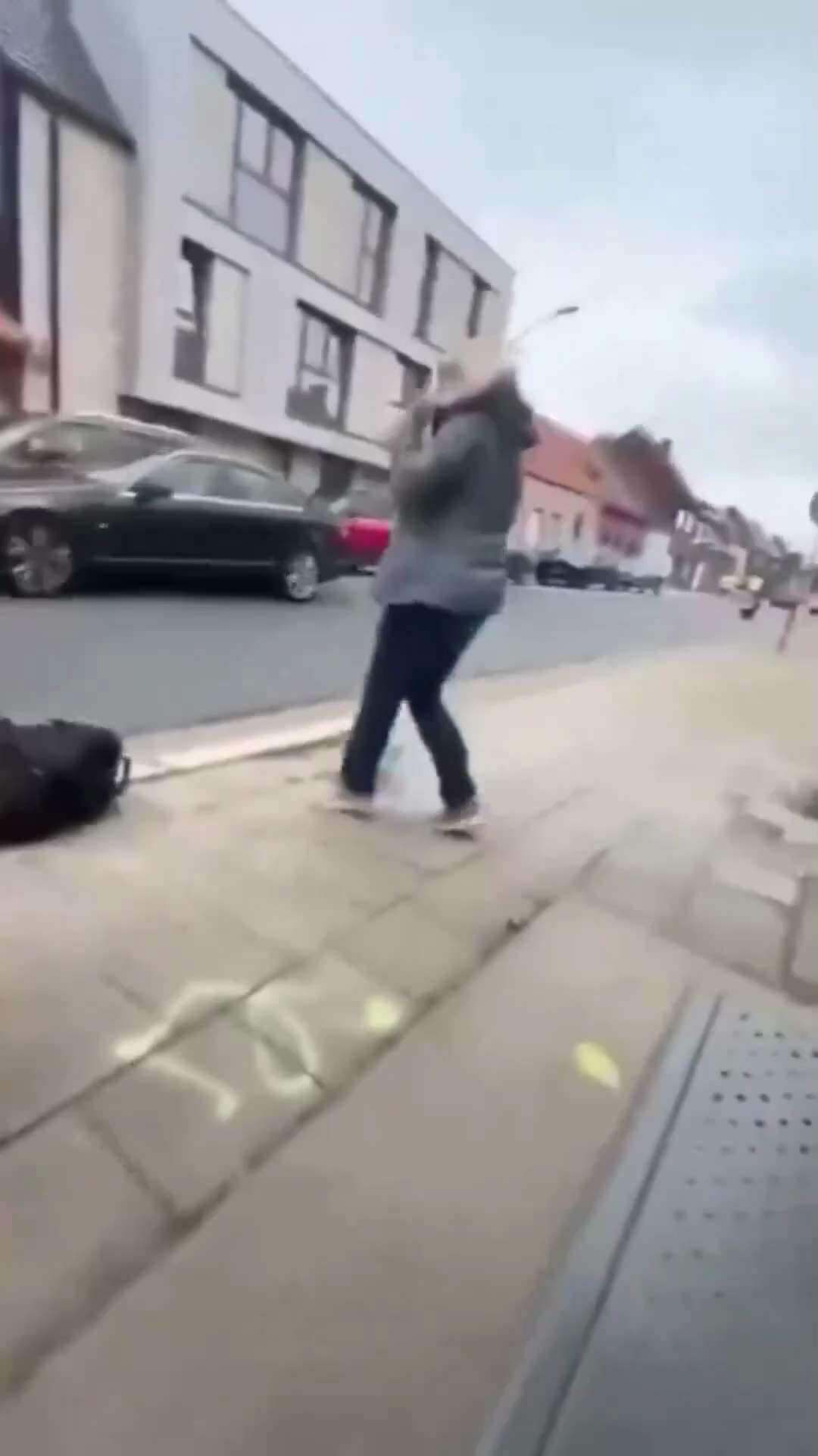 What is becoming a "trend" across Western Europe, imports attacking the natives and filming it "for fun".

This time in the Belgian town of Stabroek, woman is attacked at a bus stop.

Deport their whole families.
