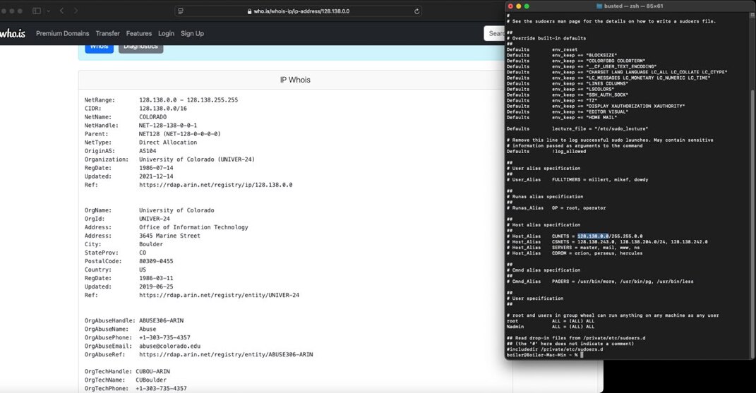 Checkmate. I caught the hackers red handed tonight. IP addresses were hard coded into my computer, l...