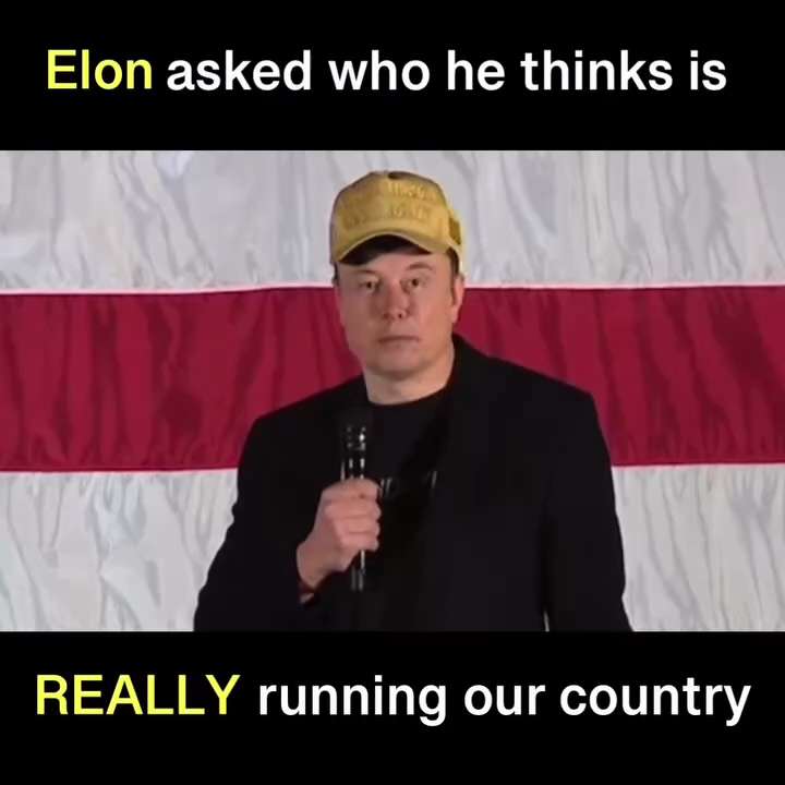 Elon Musk on who is REALLY running the country

