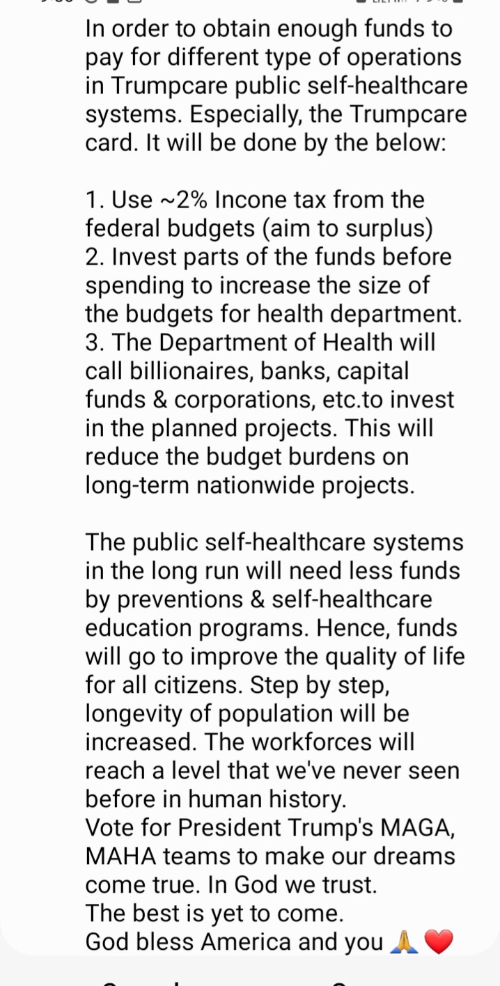 Honour Reward #14 - Trumpcare Card Funding  

