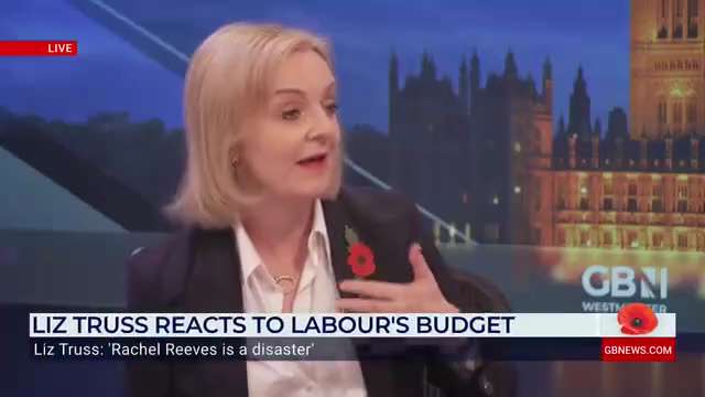 'It's a lie. They lied in their manifesto'

Liz Truss accuses Labour of misleading the public about their intentions, saying the Chancellor has 'pressed the accelerator on the economic doom loop'.
