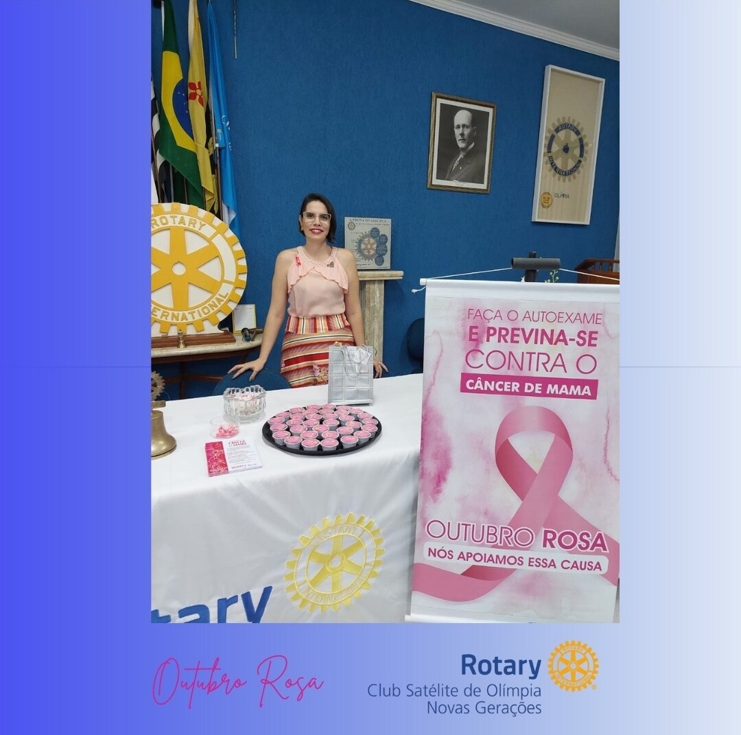 Texto do Rotary Club Satélite de Olímpia - Novas Gerações:

No dia 29 de outubro estivemos, todas ju...