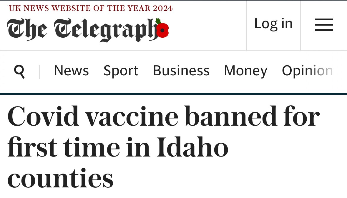 "Eine US-Gesundheitsbehörde hat erstmals die Verabreichung von Covid-19-Impfstoffen VERBOTEN, da die...