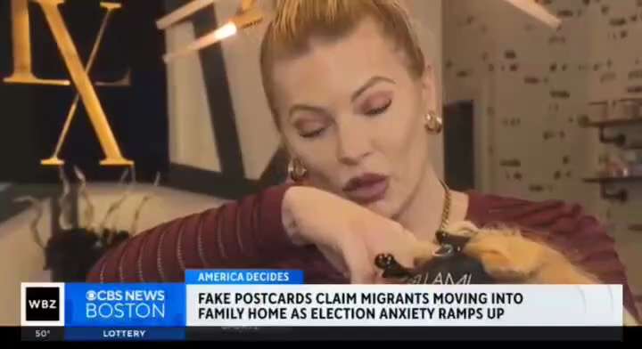 WiseEnough on GETTR : Kamala Harris supporter "Freaks Out" after getting notice that she will have to house illegal immigrants!