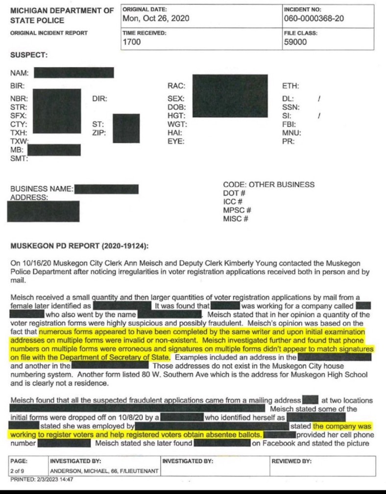 Just Saying!🤔😎Documents obtained by investigative journalist through the Freedom of Information Act CONFIRMS BEYOND THE SHADOW OF A DOUBT
CONSPIRACY TO OVERTHROW THE UNITED STATES GOVERNMENT, and a COVERUP,
The Department of Justice and the FBI uncovered a massive 2020 ballot fraud operation based in Michigan and operated in multiple swing states funded by Joe Biden’s 2020 presidential campaign,
GBI strategies GOT CAUGHT for submitting fraudulent voter registrations during 2020 presidential elections,
Following a raid, Michigan authorities discovered caches of pre-paid gift cards, firearms equipped with silencers, and disposable burner phones. influencewatch.org/for-profit/gbi…