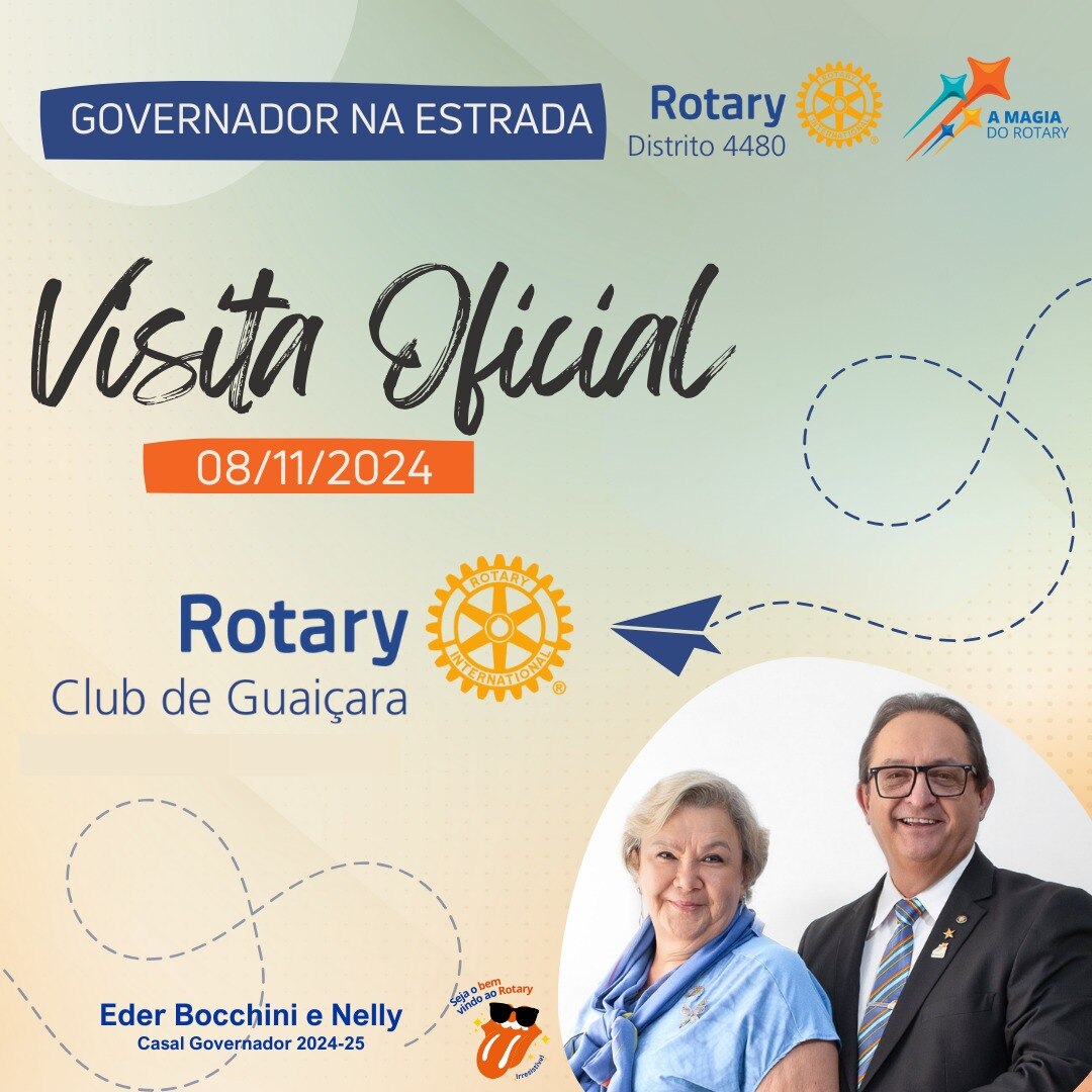 Nosso Casal Gov. Eder e Nelly Bocchini pegarão a estrada nos próximos dias para conhecer os clubes, ...