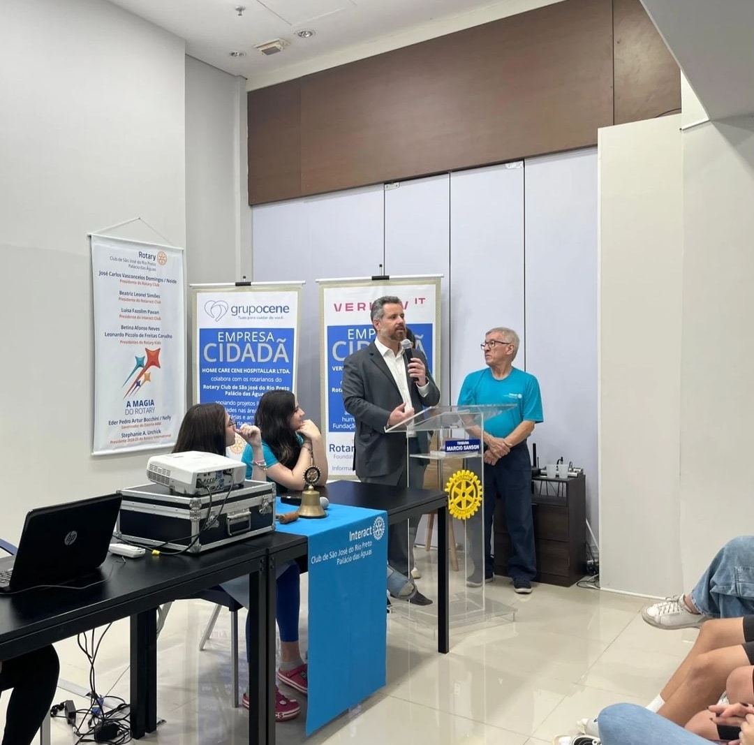 Texto do Interact Club de São José do Rio Preto - Palácio das Águas:

Na reunião desta semana tivemo...