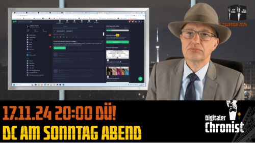 Aufzeichnung vom 17.11.24 DC am Sonntag Abend