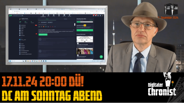 Aufzeichnung vom 17.11.24 DC am Sonntag Abend