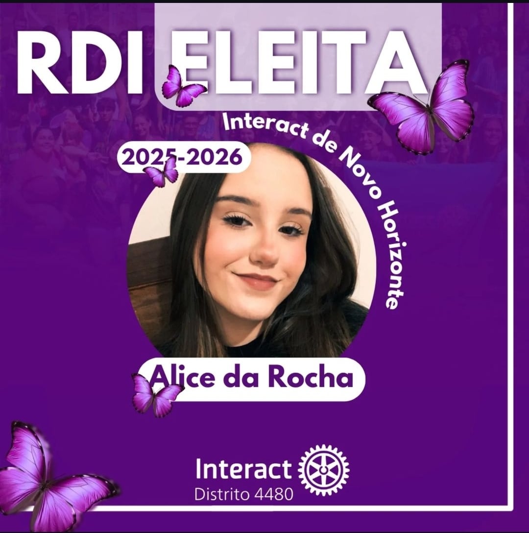 Texto do Interact 4480:

RDI ELEITA 2025-26!

O anúncio já havia sido feito na CODIC de Santa Fé do ...