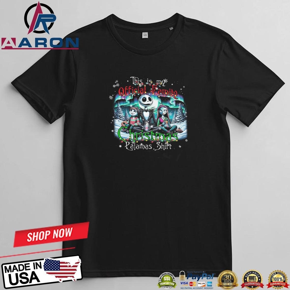 The Nightmare Before Christmas This Is Official Family Christmas 2024 T-Shirts

Buy this: https://aa...