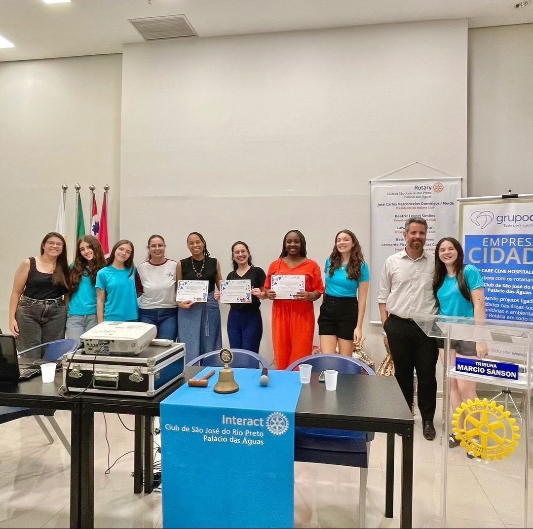 Texto do Conselheiro Renato Chiodo e do Interact Club de São José do Rio Preto - Palácio das Águas:
...