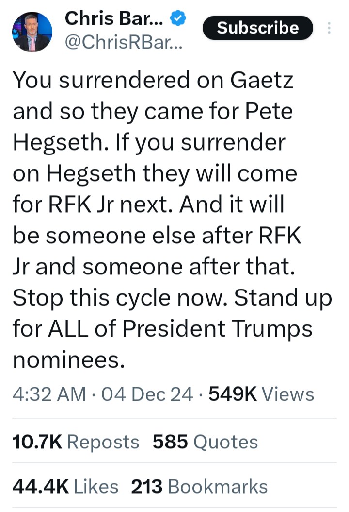 Correct. The real target is Trump. This is the work of Mitch and Senate RINO's. Stop it now or suffe...