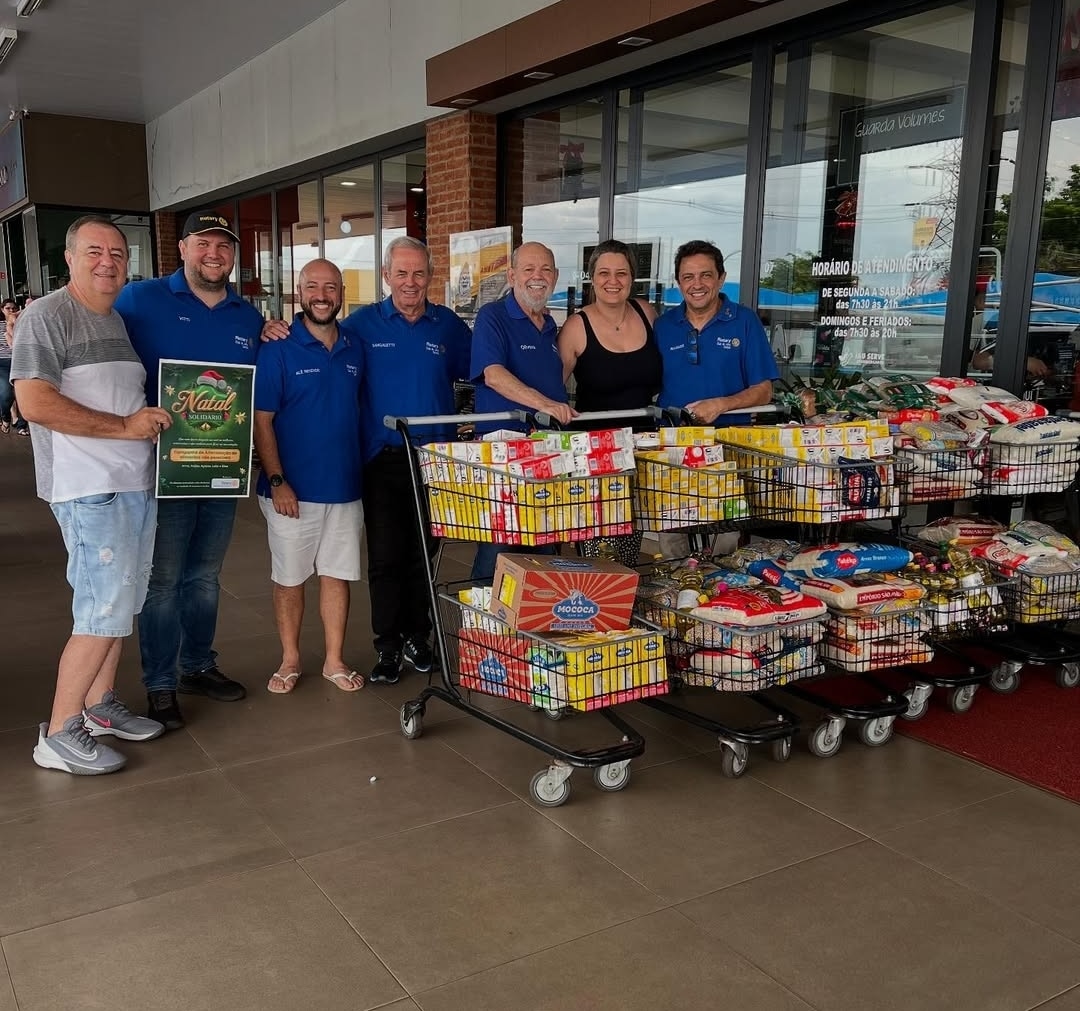 Texto do Rotary Club de Jahu - Centro:

Nos dias 7 e 8 de dezembro realizamos arrecadação de aliment...