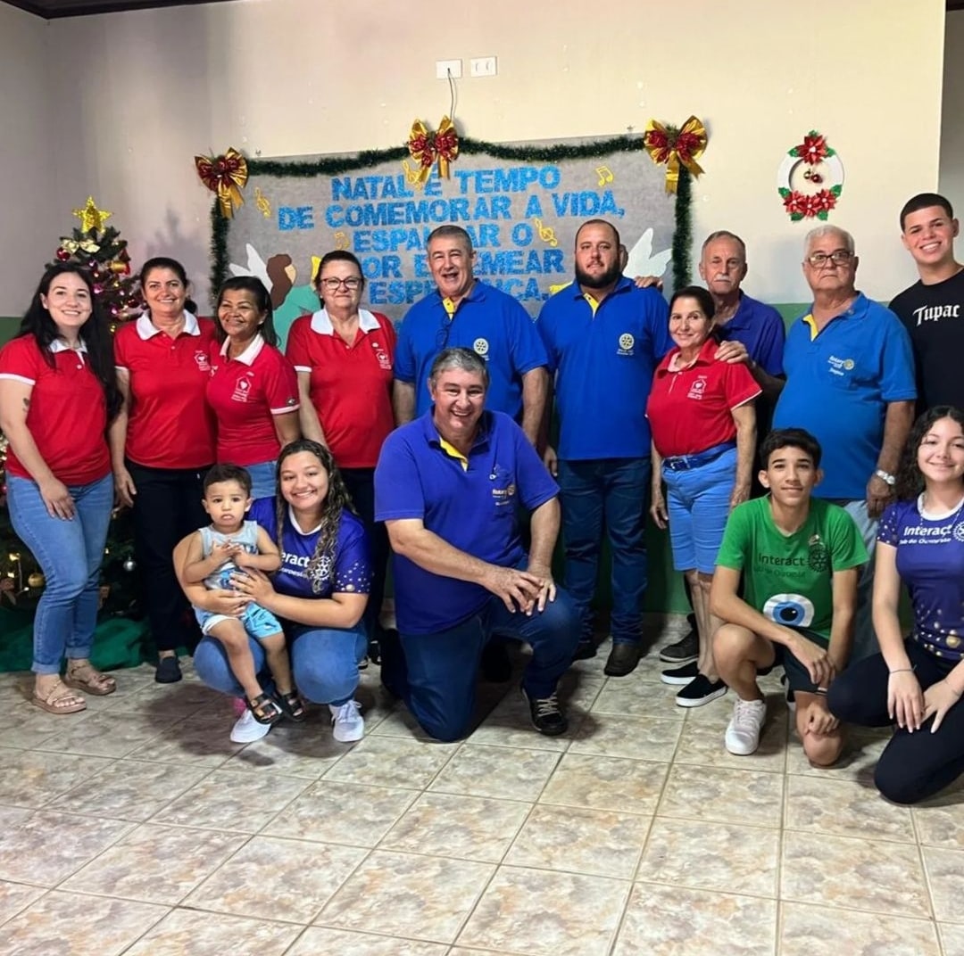No dia 12 de dezembro de 2024, a Casa da Amizade, o Rotary Club de Ouroeste e o Interact Club de Our...
