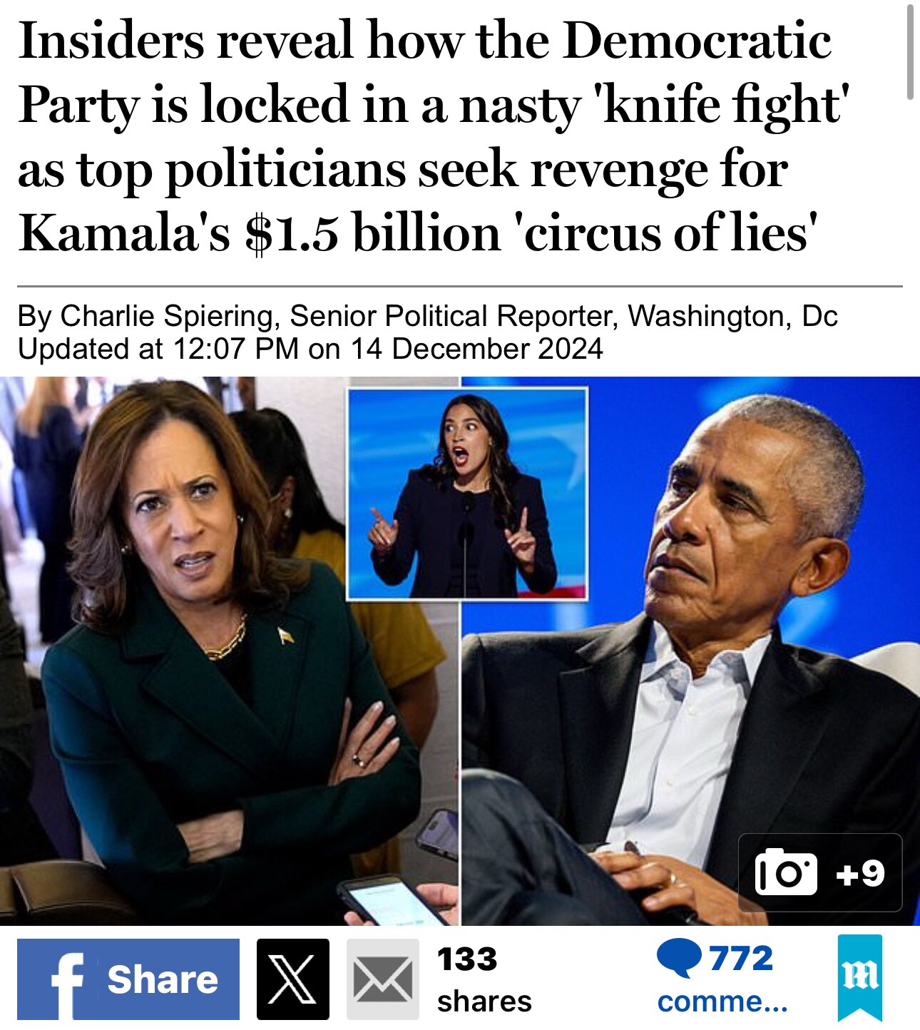A reckoning is coming.
'The people that are responsible for this s**tshow are the Obama people. They...