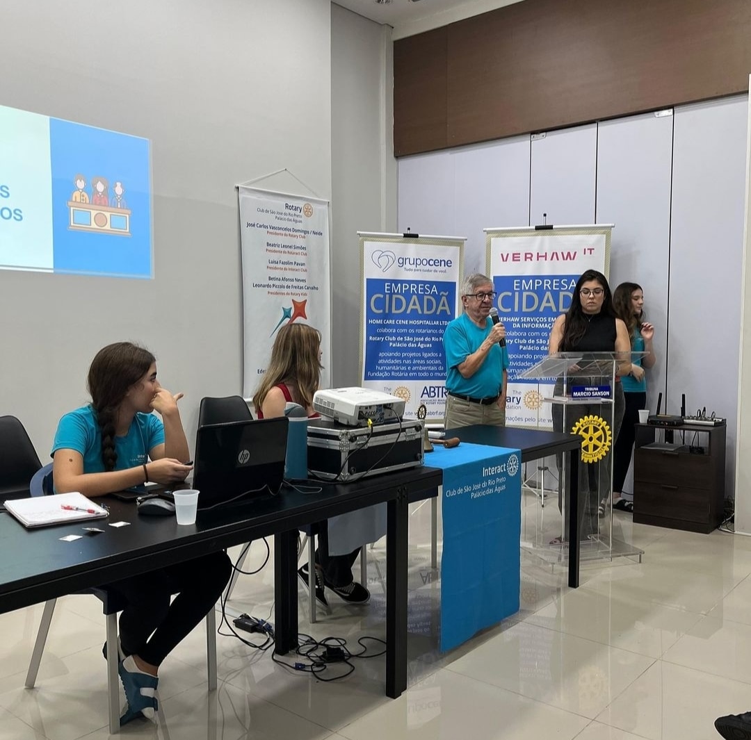 Texto do Interact Club de São José do Rio Preto - Palácio das Águas:

Na quinta-feira, 16/01, foi di...