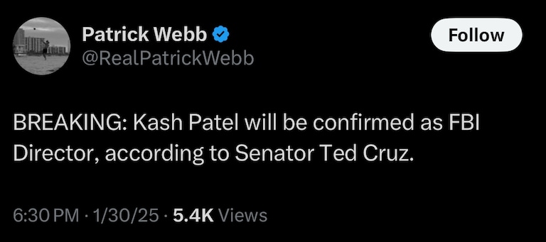 Ted Cruz : Kash In 