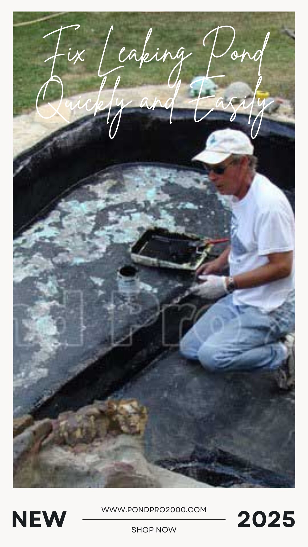 Fix Leaking Pond Quickly and Easily

Is your pond losing water? Don’t worry! You can fix a leaking p...