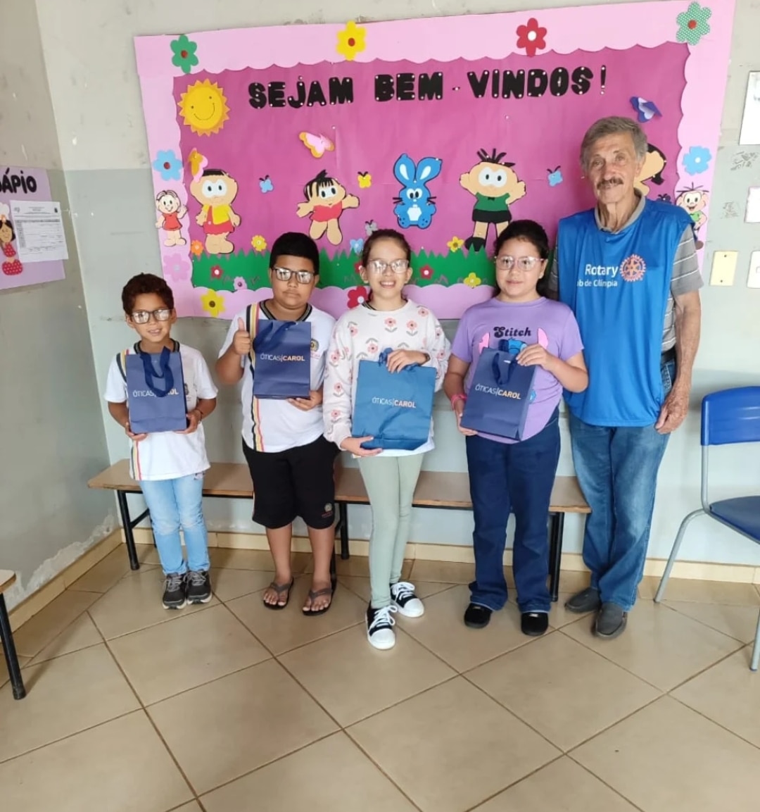 Texto do Rotary Club de Olímpia:

No dia 06/02/2025, quatro alunos da Escola José Santana, no distri...