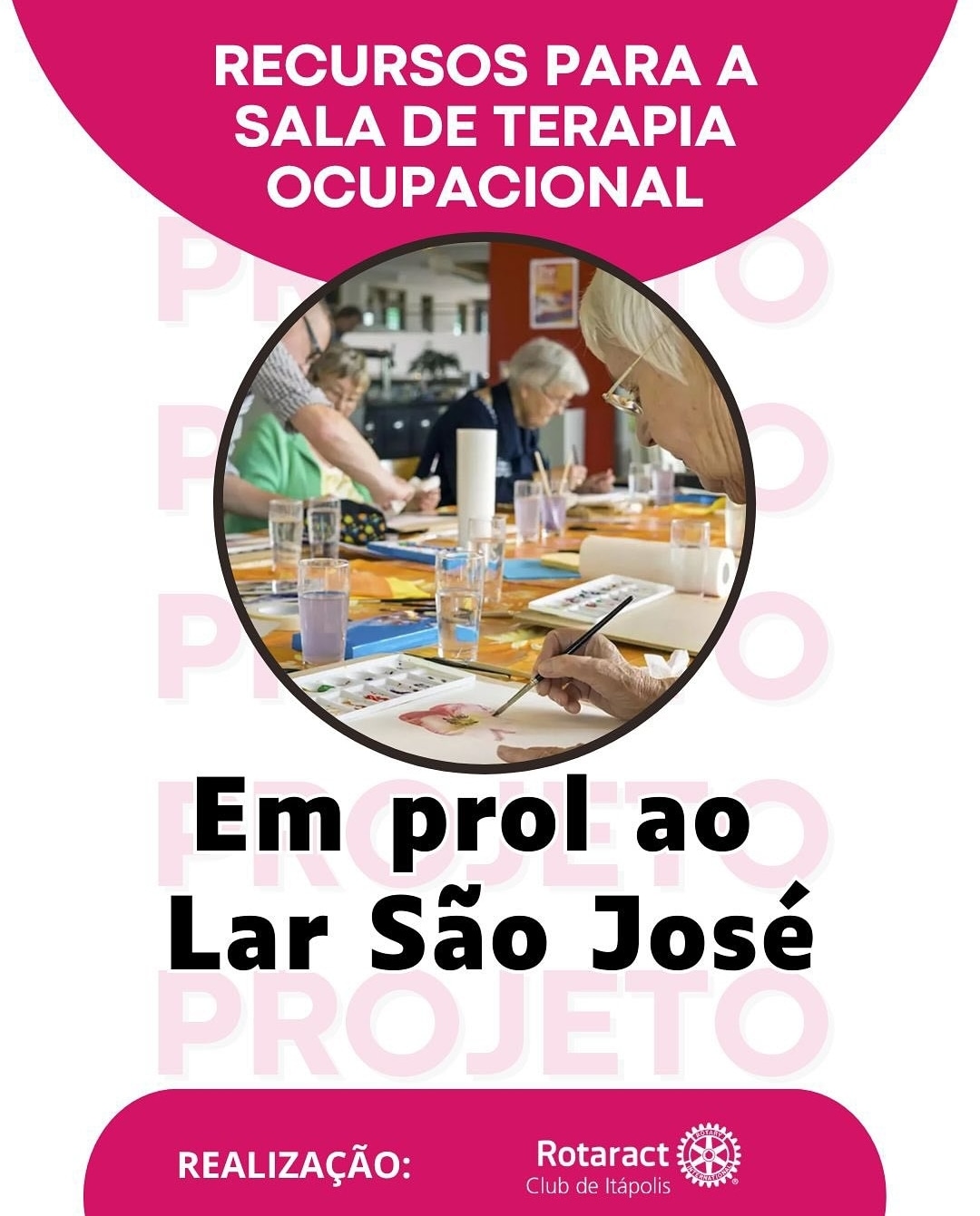 Texto do Rotaract Club de Itápolis:

Imagine um lugar onde a terapia se encontra com a esperança. O ...