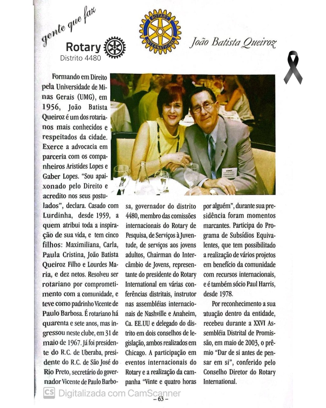 Nota Oficial do Gov. 2024-25 do Distrito 4480 - Éder Bocchini:

Prezados
É com profunda tristeza e p...