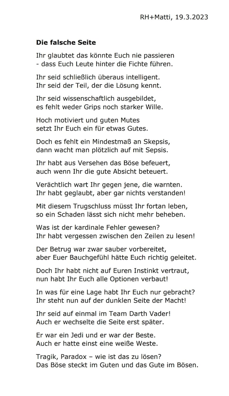 Sehr gutes Thema, im Grunde das Wichtigste überhaupt. Ich habe mich 2022/23 genau das Gleiche gefragt. Hier meine Analyse, mit der gleichen Erkenntnis, zu