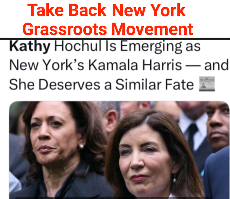 1-2"Take Back New York "Why is Kathy Hochul doubling down on Sanctuary Cities? Someone tell me why? What a stupid position. We need resources to go to New