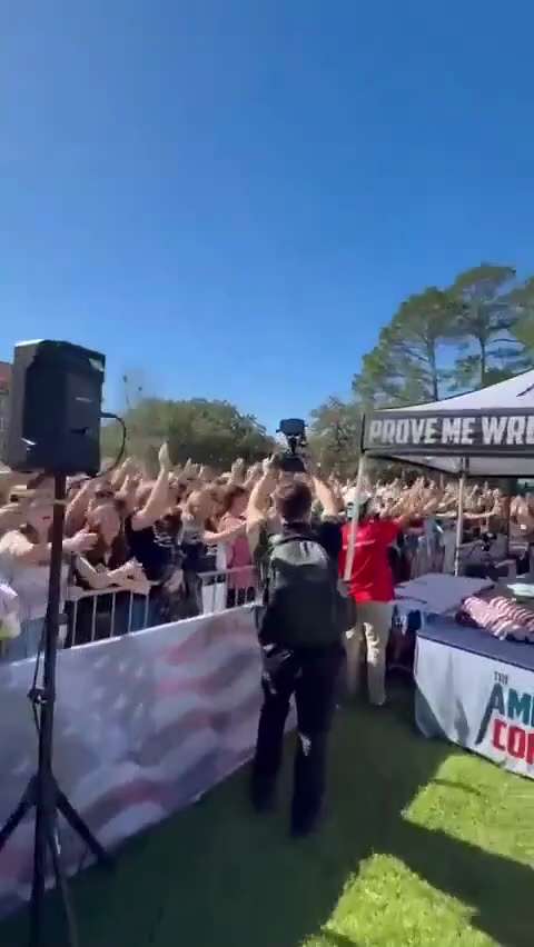 STUDENTS AT FLORIDA STATE FSU DO THE TOMAHAWK CHOP FOR CHARLIE KIRK. YOUNG PEOPLE EMBRACE MAGA.

No way anyone could have seen this coming 8 years ago, astonishing.

https://citizenfreepress.com/