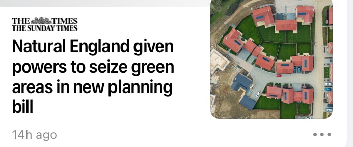 Naturally - where else is the Govnt going to put the millions of new migrants they intend to import over the coming years?

At the same time they are destroying our energy supplies with Net Zero, & destroying independent farmers with taxes & planned land seizures.

Starmer is the Pol Pot of British politics, taking us to Year Zero where an oppressed people are crowded into a third world country & totally at the mercy of their Marxist, Globalist Puppet Govnt.
 

