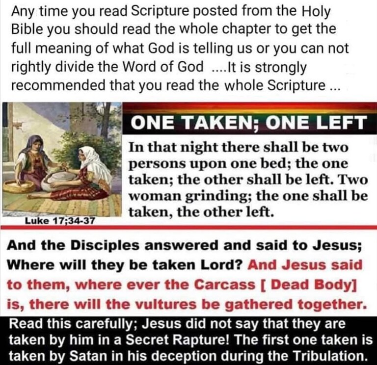 Reading the subject is key. The who, what, when, why, where.

Luk 17:37  And they answered and said unto Him, Where, LORD? And He said unto them, Wheresoev