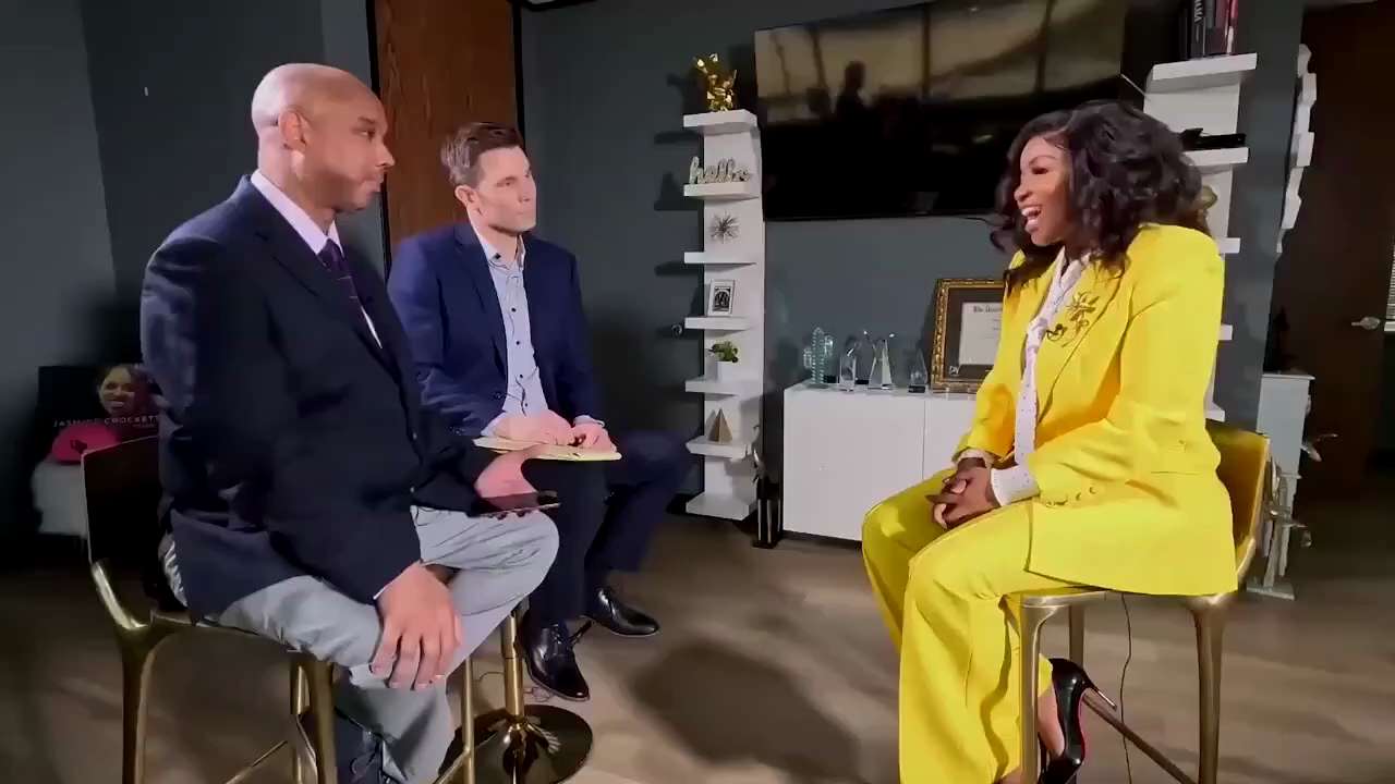 Out of control racist Rep Jasmine Crockett says to “punch” your opponents calls to knock Ted Cruz ov...