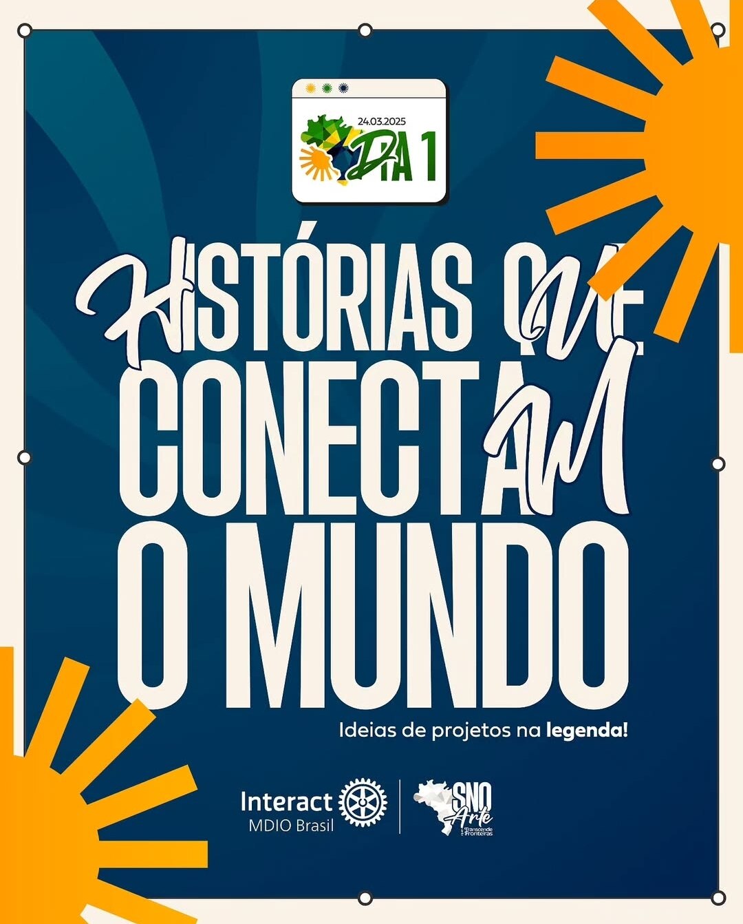 Texto do MDIO Interact Br:

A SNO COMEÇOU!

Hoje, damos início a uma semana repleta de significado e...