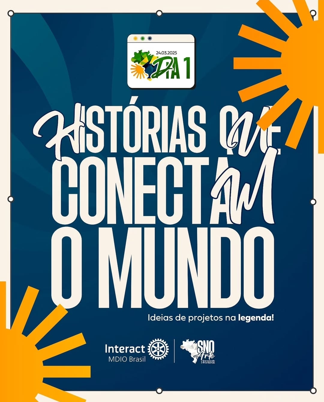 Texto do MDIO Interact Br:

A SNO COMEÇOU!

Hoje, damos início a uma semana repleta de significado e...