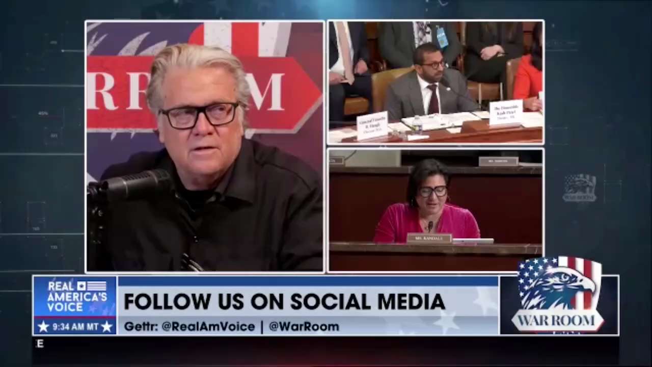 STEVE BANNON:
One thing is very evident today. They are targeting Pete Hegseth. It's not Waltz. The ...