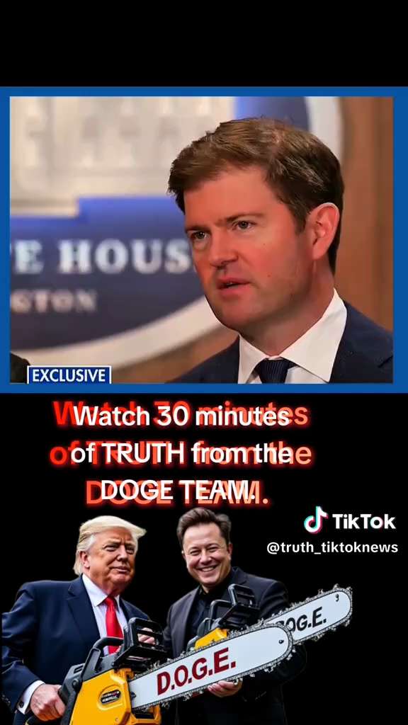 TODAY IS FIRST TIME THE DOGE TEAM WITH ELON HAD A INTERVIEW !
This Is 30 Minutes But It’s Like WOW !...