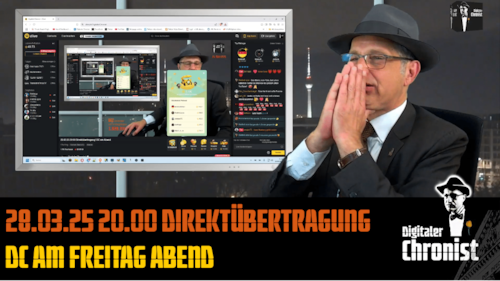 Aufzeichnung vom 28.03.25 Direktübertragung! DC am Freitag Abend