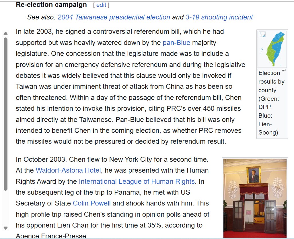 #Happyweekend, recently #Trump 2028 goes viral. Let's read what happened to #Taiwan #President #CHenShuiBian, who had been be in office for 2 terms from 2000-2008, and what happened to him after he stepped down the power till today. 
And you will find out how many similarities between him and # Trump, 
2 terms, gun shot association when campaigning, anti #CCP 
Will #Trump be the 2nd #ChenShuiBian when they face the same deadly #enemy?
PS, #CCP always diminishes it enemy by the whole family and clan---&gt;https://gettr.com/post/p3j70pzbfa5 . It seems the same #DS' strategy to deal with their # opponent, such as #JFK---&gt; https://en.wikipedia.org/wiki/Chen_Shui-bian, pls click to read the full story of #ChenShuiBian

#Nothingtoseehere, History repeats itself Unroll to read more
