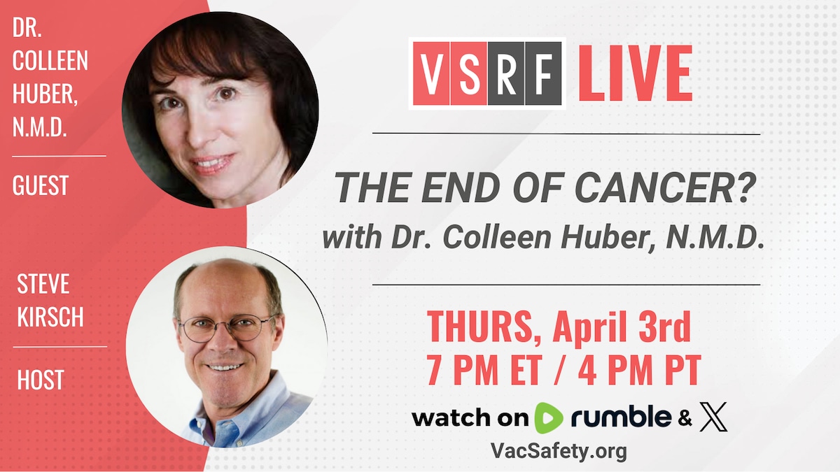 Join us this Thursday on VSRF LIVE as we welcome Dr. Colleen Huber, N.M.D., to discuss a truly game-...