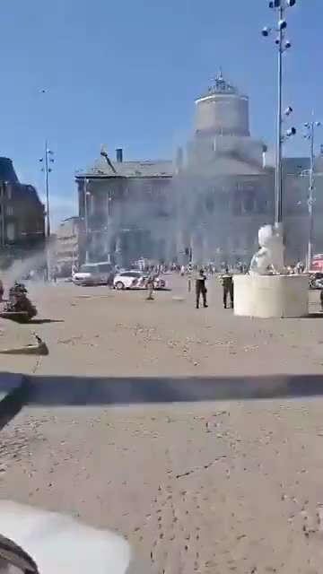 ADMIN POST. 

Suspected car bomb just went off in Amsterdam, the exact same spot as the terror attac...