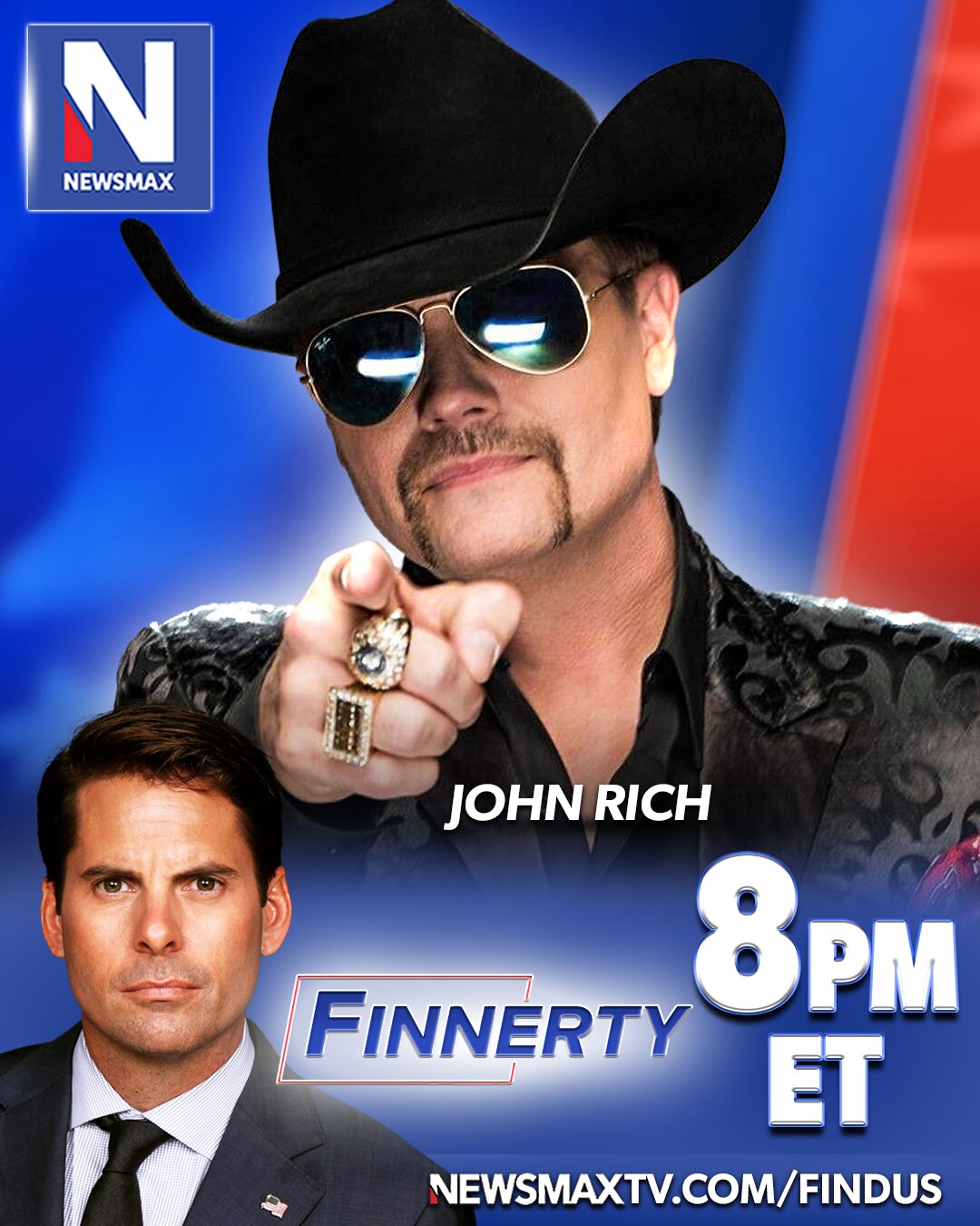 TONIGHT: Country Music star John Rich will join "Finnerty" to discuss the Trump administration's age...