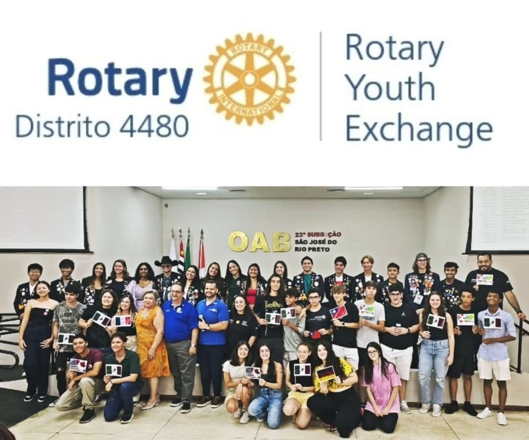 Texto de Rodrigo Mello:

Este ano marcamos 50 anos de serviço no Rotary Youth Exchange.
Sou grato pe...