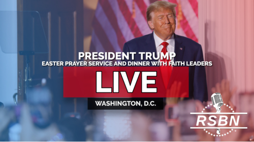 LIVE: President Trump Holds an Easter Prayer Service and Dinner - 4/16/25